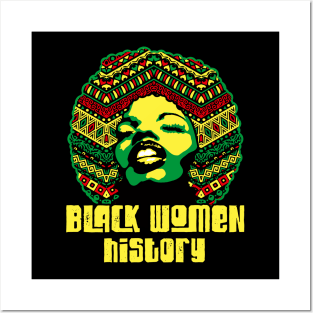 Black women history month pride black power culture Posters and Art